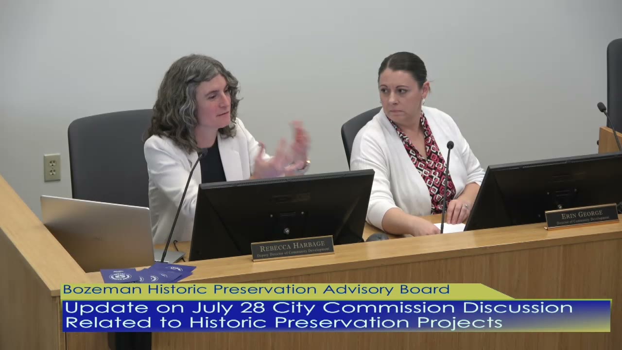 Bozeman Historic Preservation Advisory Board recommends 70-foot B-3 height cap and revised setback requirements on zone edges